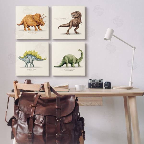 Stupell Industries Stephanie Workman Marrott | Educational Dinosaurs Scientific Species Wall Art