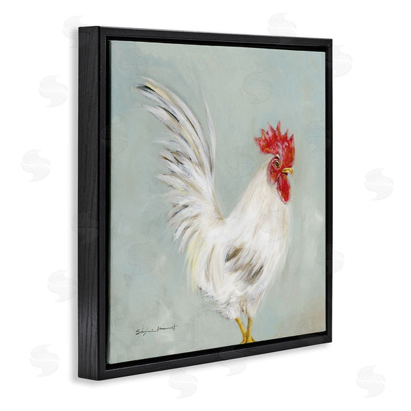 Stupell Industries Stephanie Workman Marrott | Farmhouse Rooster Chicken Animal Wall Art
