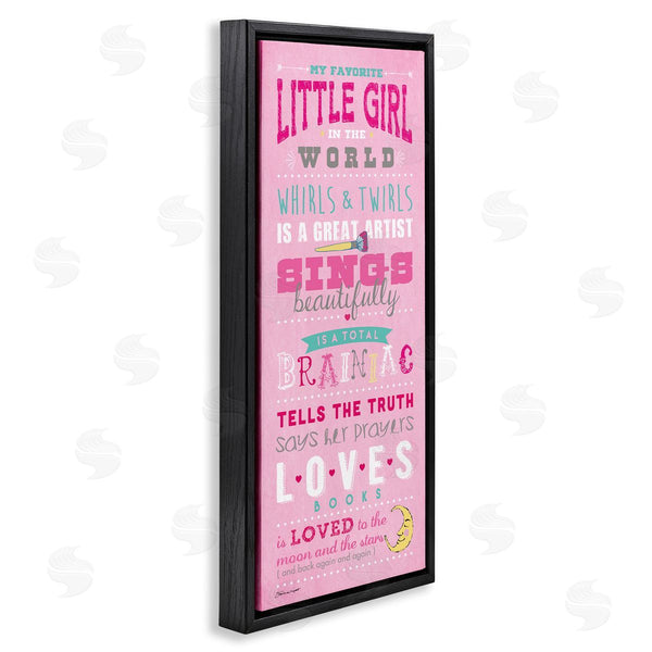 Stupell Industries Stephanie Workman Marrott | Favorite Little Girl In The World