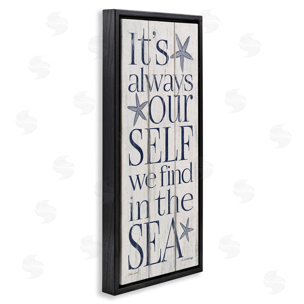 Stupell Industries Stephanie Workman Marrott | Find Self In Sea Phrase