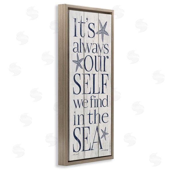 Stupell Industries Stephanie Workman Marrott | Find Self In Sea Phrase