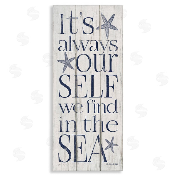 stupell industries Stephanie Workman Marrott | Find Self In Sea Phrase