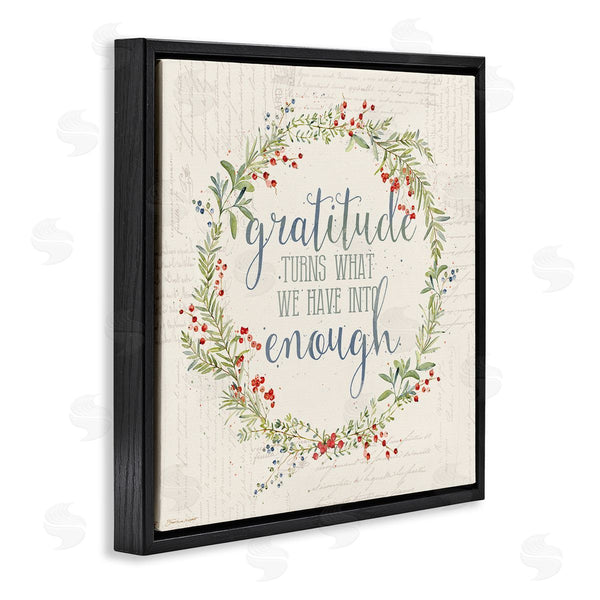 Stupell Industries Stephanie Workman Marrott | Gratitude Enough Fall Seasonal