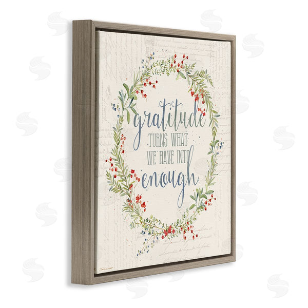 Stupell Industries Stephanie Workman Marrott | Gratitude Enough Fall Seasonal