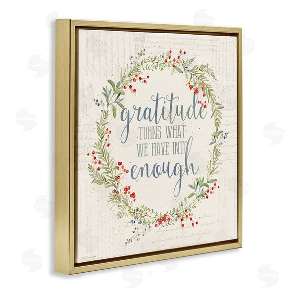 Stupell Industries Stephanie Workman Marrott | Gratitude Enough Fall Seasonal