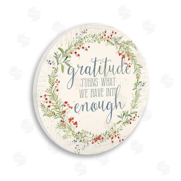 stupell industries Stephanie Workman Marrott | Gratitude's Turns it to Enough Wall Art