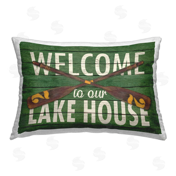 Stupell Industries Stephanie Workman Marrott | Green Welcome Lake House