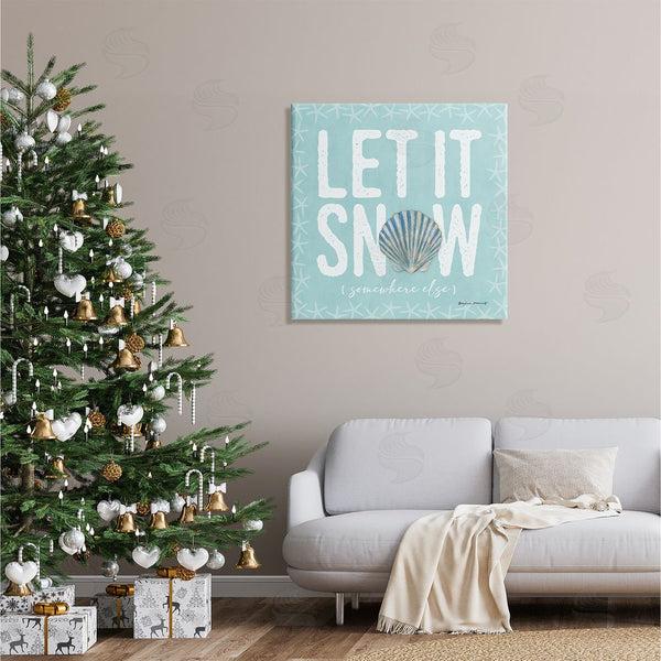 Stupell Industries Stephanie Workman Marrott | Let It Snow Somewhere Else Holiday Wall Art