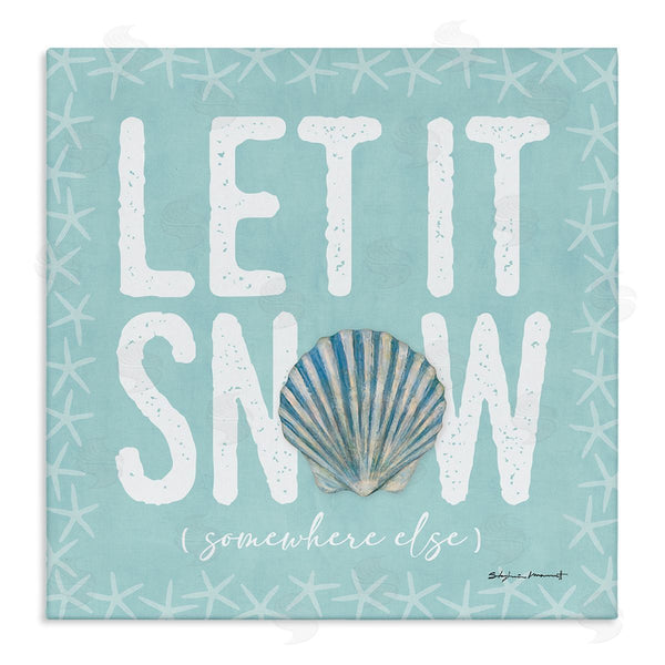 stupell industries Stephanie Workman Marrott | Let It Snow Somewhere Else Holiday Wall Art