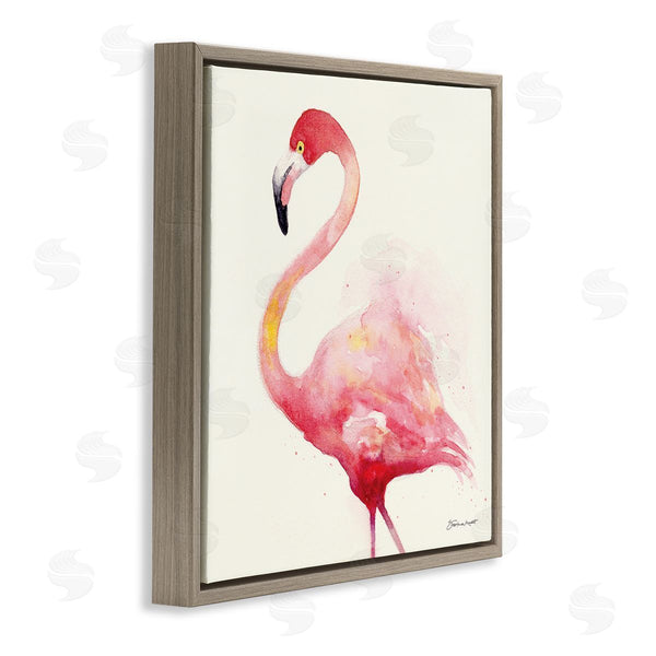Stupell Industries Stephanie Workman Marrott | Minimal Flamingo Bird Watercolor Wall Art