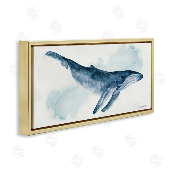 Stupell Industries Stephanie Workman Marrott | Nautical Humpback Whale Wall Art