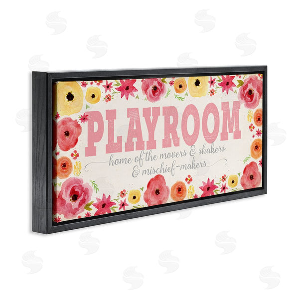Stupell Industries Stephanie Workman Marrott | Playroom Of Mischief Makers Pink