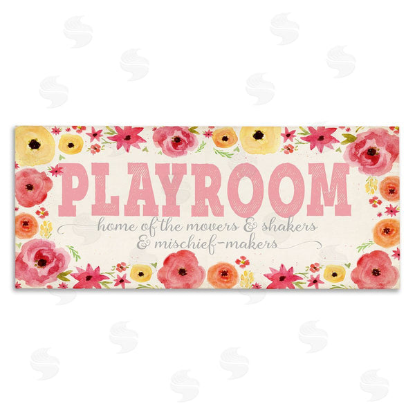 stupell industries Stephanie Workman Marrott | Playroom Of Mischief Makers Pink