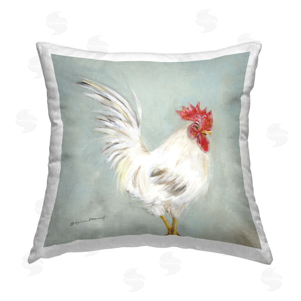 stupell industries Stephanie Workman Marrott | Proud Hen Country Animal Printed Throw Pillow