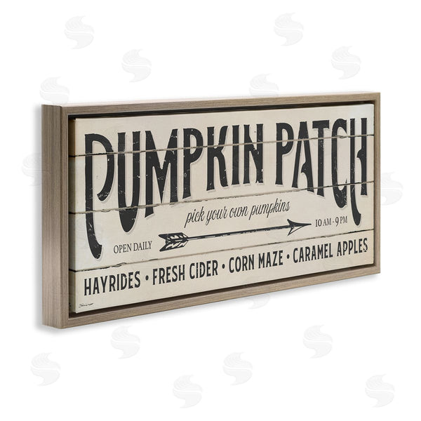 Stupell Industries Stephanie Workman Marrott | Pumpkin Patch Autumn Sign Wall Art