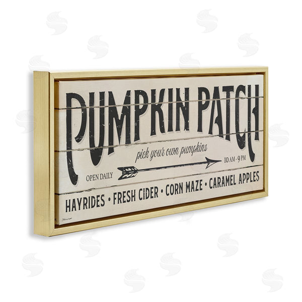 Stupell Industries Stephanie Workman Marrott | Pumpkin Patch Autumn Sign Wall Art