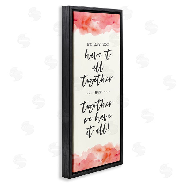 Stupell Industries Stephanie Workman Marrott | Romantic Phrase With Blush Watercolor