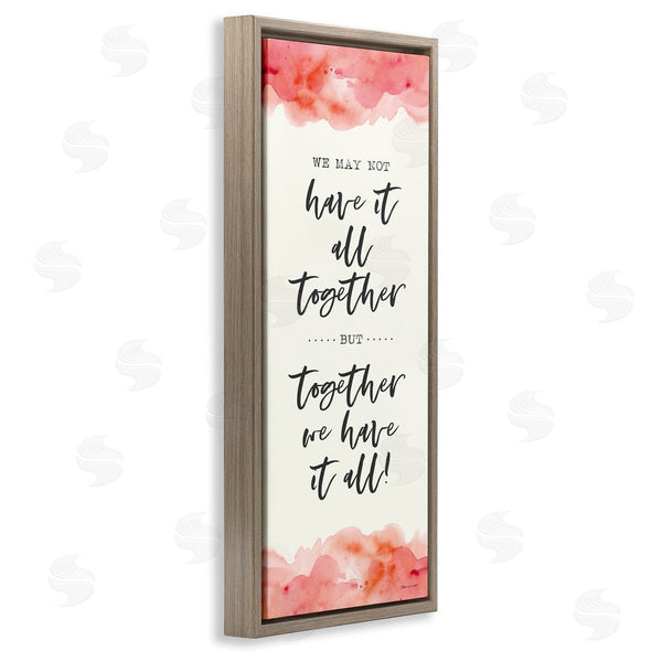 Stupell Industries Stephanie Workman Marrott | Romantic Phrase With Blush Watercolor