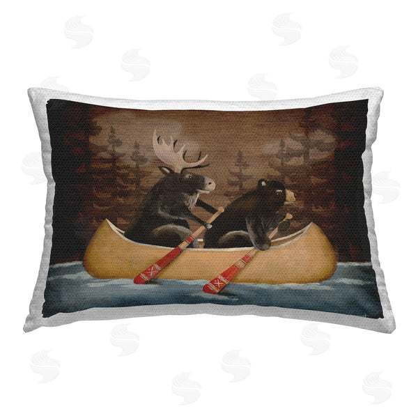 Stupell Industries Stephanie Workman Marrott | Rustic Animals Canoe