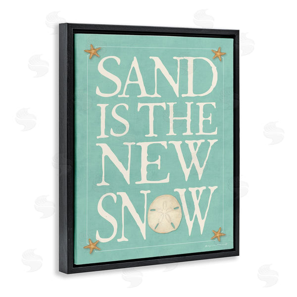 Stupell Industries Stephanie Workman Marrott | Sand Is The New Snow Nautical Winter Starfish