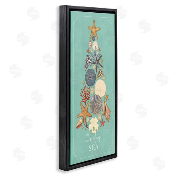 Stupell Industries Stephanie Workman Marrott | Seashell Holiday Tree Wall Art