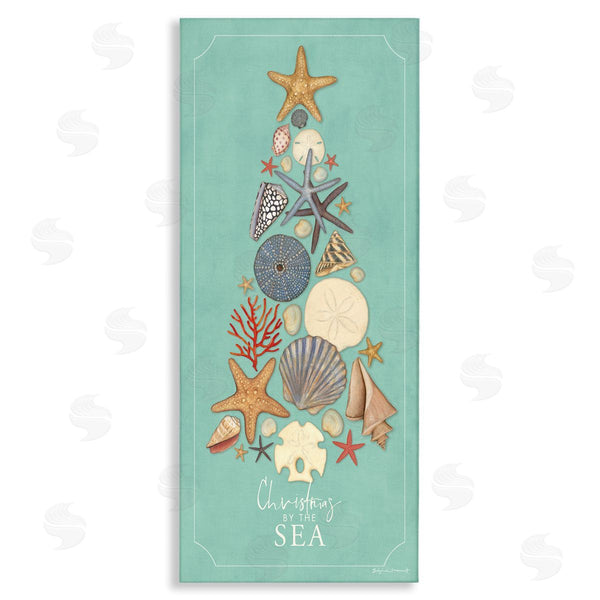 stupell industries Stephanie Workman Marrott | Seashell Holiday Tree Wall Art