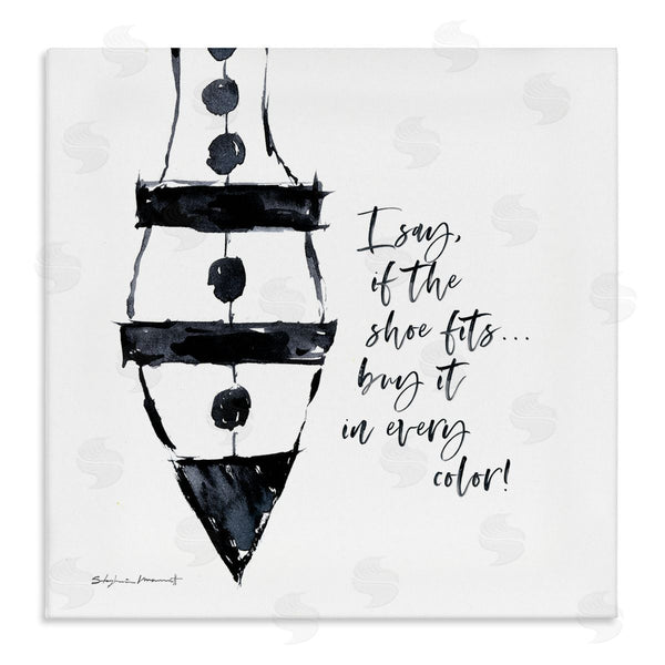 stupell industries Stephanie Workman Marrott | Shoe Fits Buy Every Color Fashion Heel Glam Wall Art