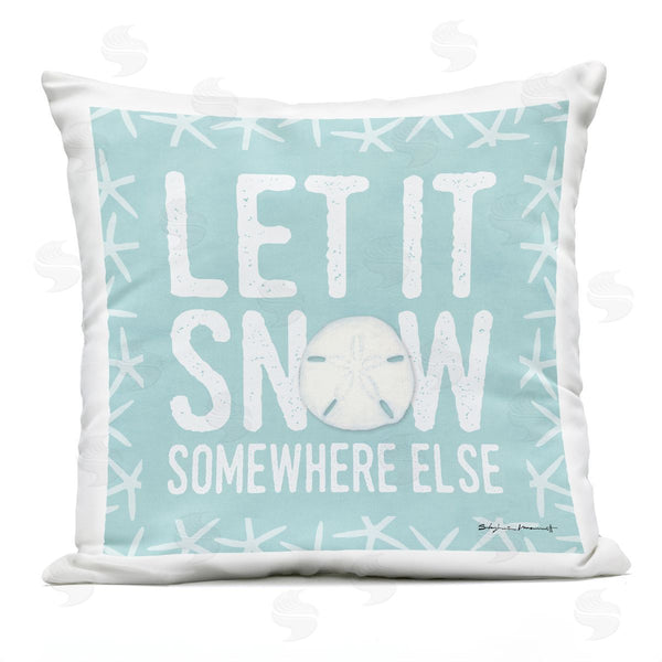 Stupell Industries Stephanie Workman Marrott | Snow Somewhere Else Printed Throw Pillow