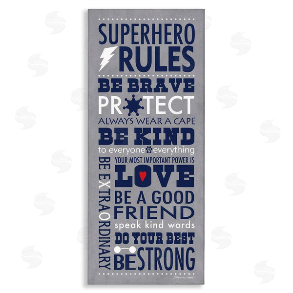 stupell industries Stephanie Workman Marrott | Superhero Rules Typography