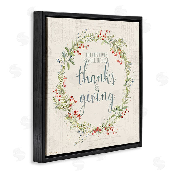 Stupell Industries Stephanie Workman Marrott | Thanks & Giving Autumn Phrase