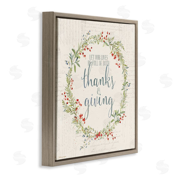 Stupell Industries Stephanie Workman Marrott | Thanks & Giving Autumn Phrase