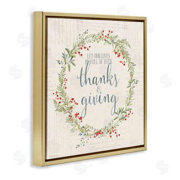 Stupell Industries Stephanie Workman Marrott | Thanks & Giving Autumn Phrase
