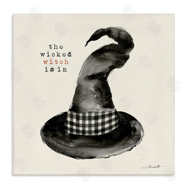 stupell industries Stephanie Workman Marrott | The Wicked Witch Is In Halloween Wall Art