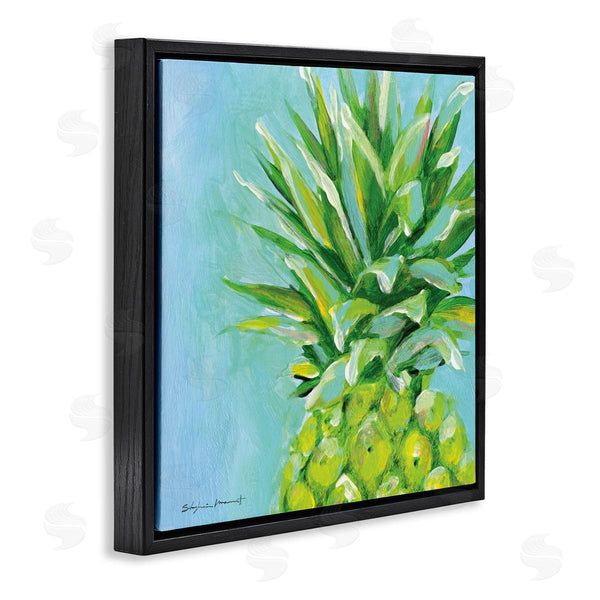 Stupell Industries Stephanie Workman Marrott | Tropical Pineapple On Blue