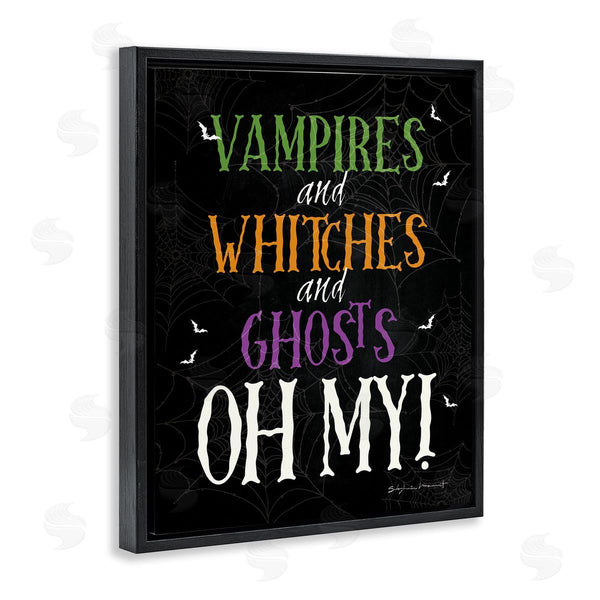 Stupell Industries Stephanie Workman Marrott | Vampires Witches & Ghosts Wall Art