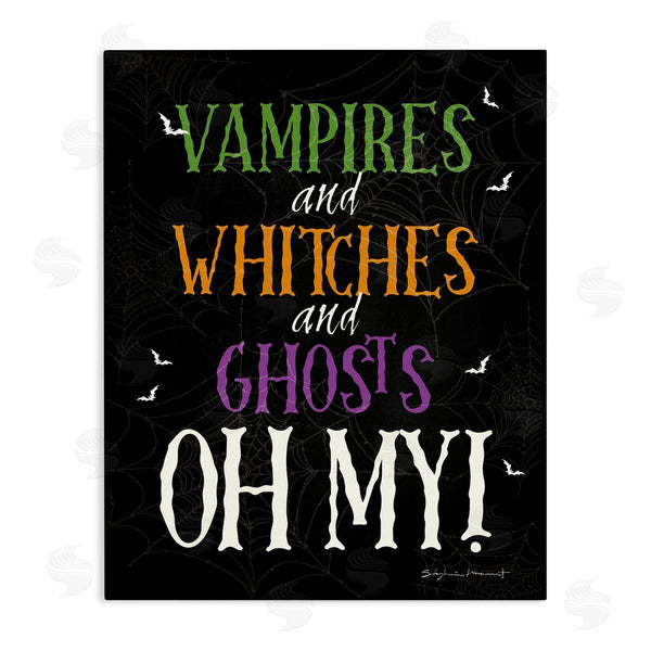 stupell industries Stephanie Workman Marrott | Vampires Witches & Ghosts Wall Art