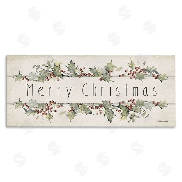 stupell industries Stephanie Workman Marrott | Vintage Merry Christmas Sentiment Wall Art