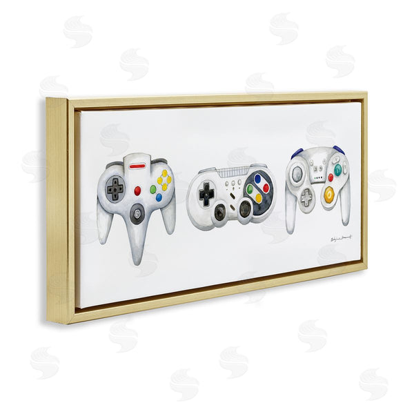 Stupell Industries Stephanie Workman Marrott | Vintage Video Game Controllers Wall Art