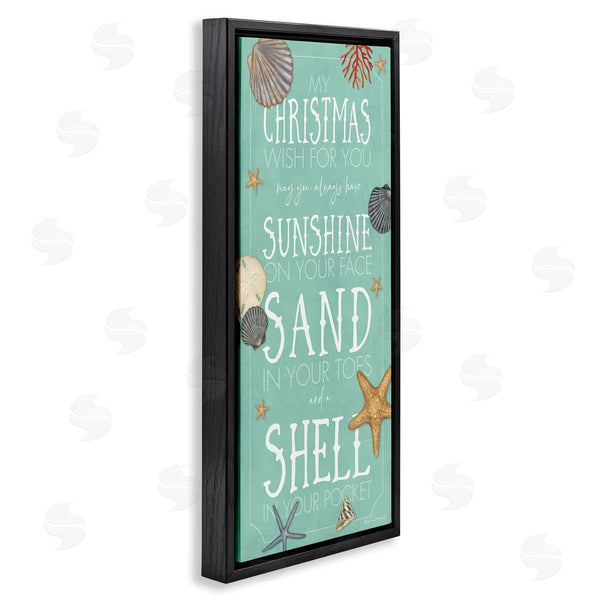 Stupell Industries Stephanie Workman Marrott | Wish For You Christmas Phrase Wall Art