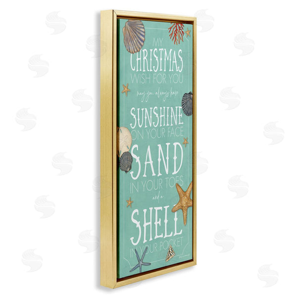 Stupell Industries Stephanie Workman Marrott | Wish For You Christmas Phrase Wall Art