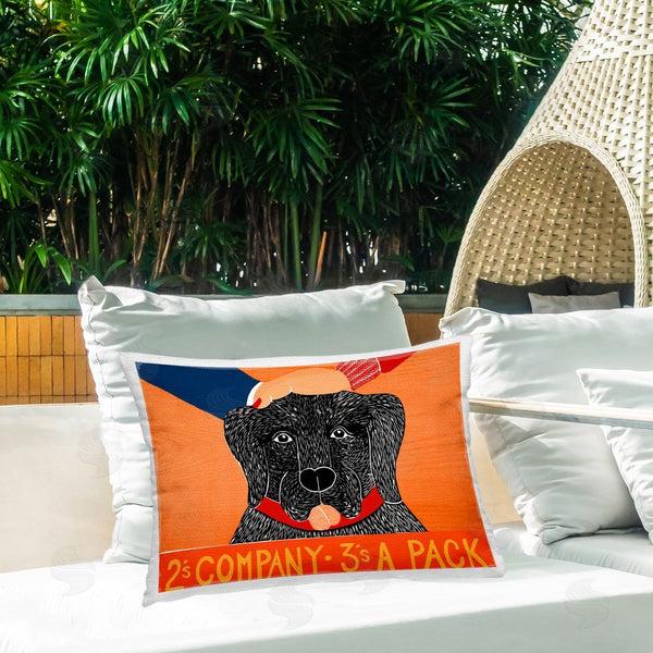 Stupell Industries Stephen Huneck | 2's Company Dog Printed Throw Pillow