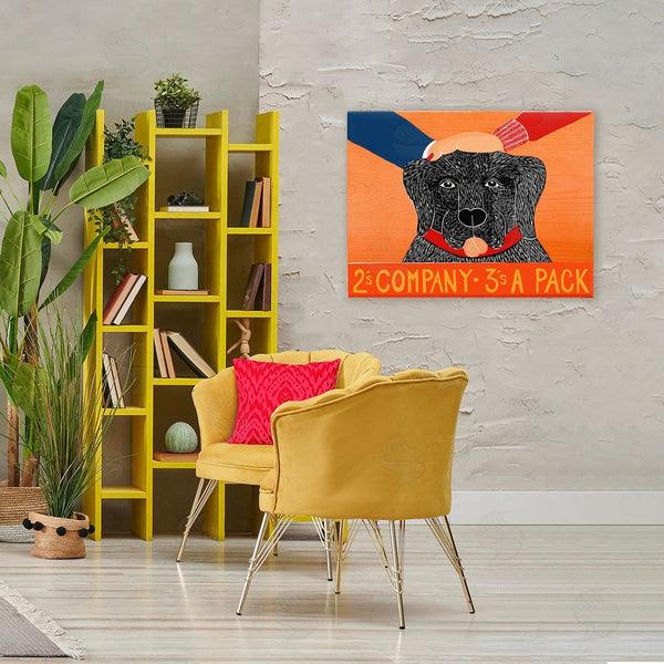 Stupell Industries Stephen Huneck | 2's Company Dog Wall Art