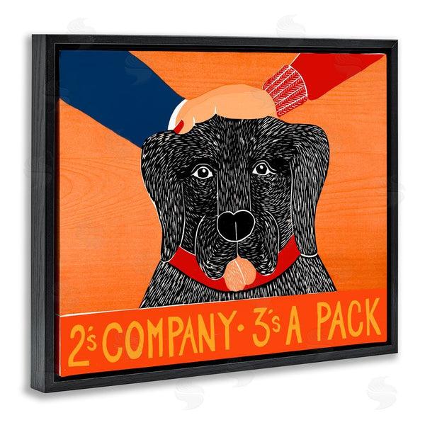 Stupell Industries Stephen Huneck | 2's Company Dog Wall Art