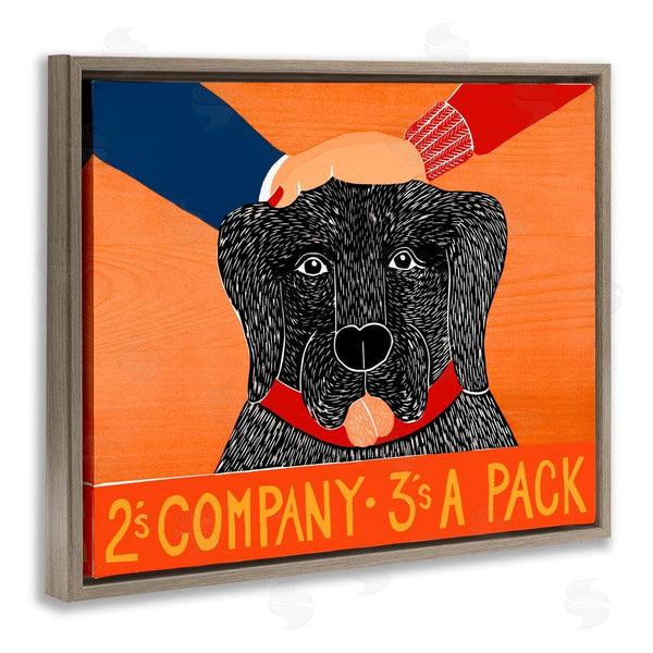 Stupell Industries Stephen Huneck | 2's Company Dog Wall Art