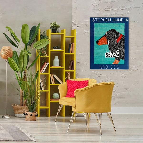 Stupell Industries Stephen Huneck | Bad Dog Dachshund Wall Art