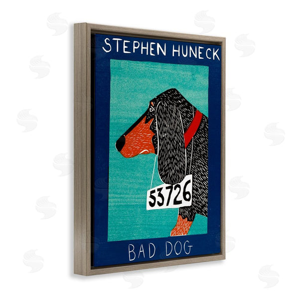 Stupell Industries Stephen Huneck | Bad Dog Dachshund Wall Art