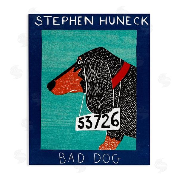 stupell industries Stephen Huneck | Bad Dog Dachshund Wall Art
