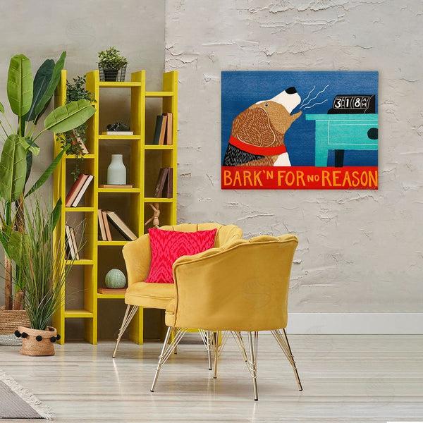 Stupell Industries Stephen Huneck | Bark'n For No Reason Wall Art