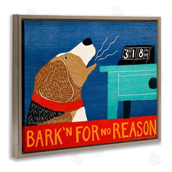 Stupell Industries Stephen Huneck | Bark'n For No Reason Wall Art