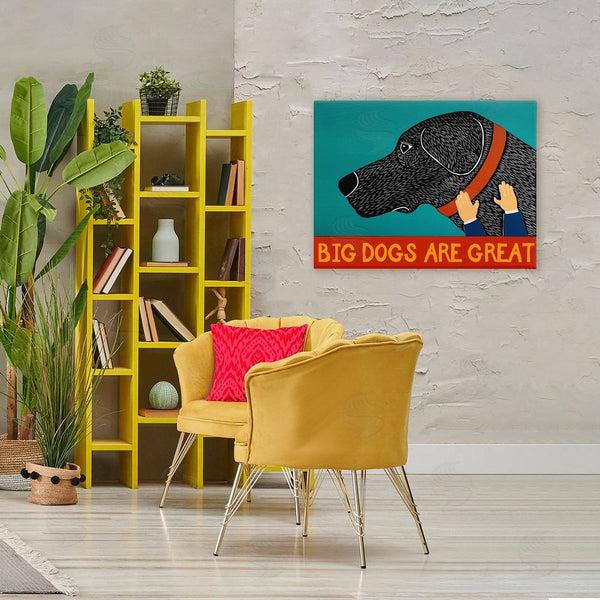 Stupell Industries Stephen Huneck | Big Dogs Are Great Wall Art